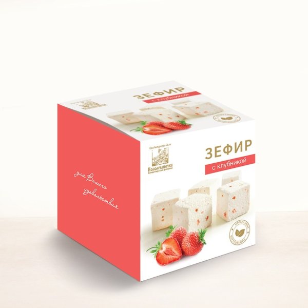 №2 Зефир с клубникой 180г  в Сибае