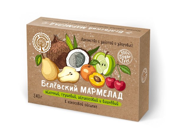 №2 Мармелад белевский на фруктозе 240г  в Сибае