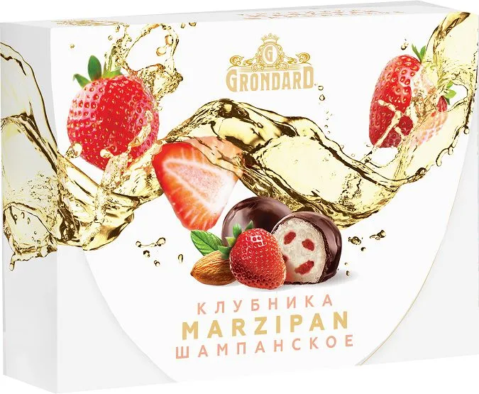  TM Grondard       (10185) Конфеты глазированные Марципановые Клубника и Шампанское, 98г в Сибае